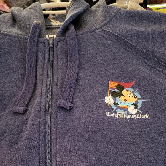 Disney Blue Hoodie with Mickey Mouse Graphic